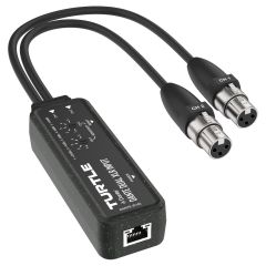 Turtle TAV-D2XEN Dante Dual Channel Analog XLR to Dante Adapter