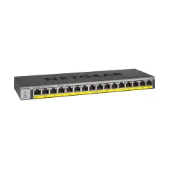 NETGEAR GS116PP – 16-Port Gigabit Ethernet Unmanaged Switch W/POE/POE+