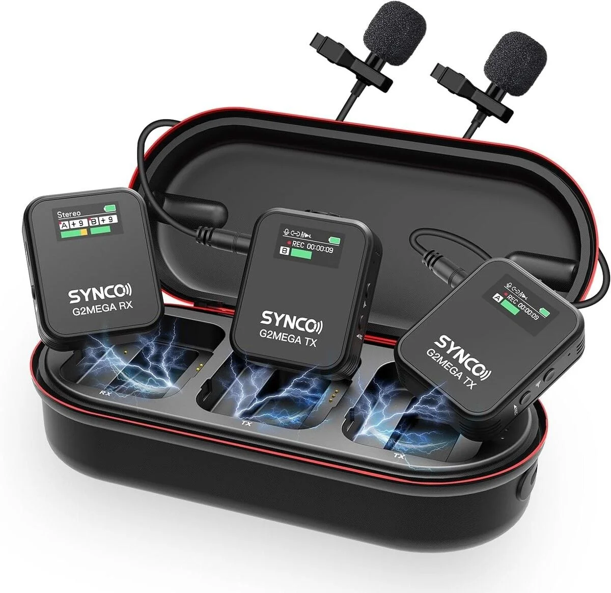 Synco G2A2 Mega Kablosuz Yaka Mikrofonu