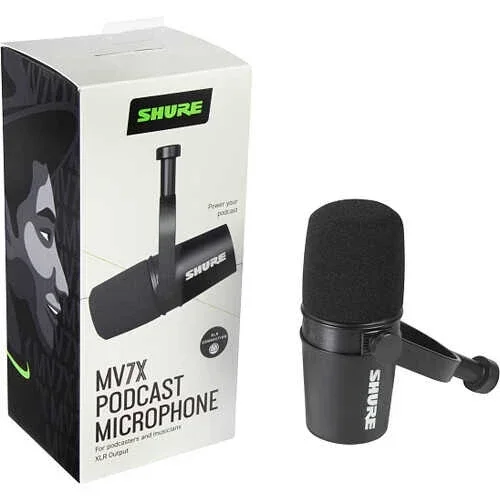 MV7X Dinamik XLR Podcast Mikrofonu (Black)