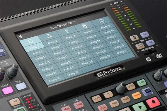 StudioLive 32S / 32 Fader - 40 Miks Kanallı Dijital Mikser