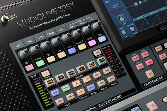 StudioLive 32SX / 24 Fader - 40 Miks Kanallı Dijital Mikser
