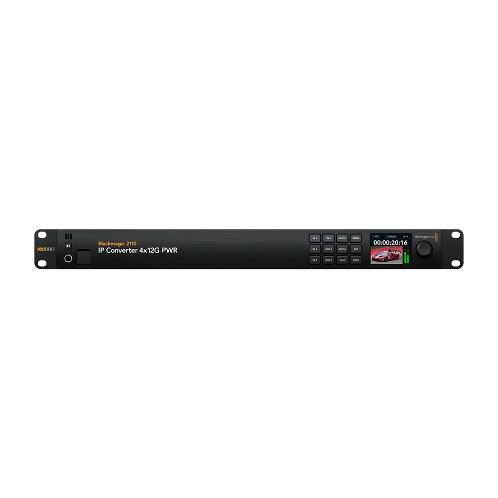Blackmagic 2110 IP Converter 4x12G PWR