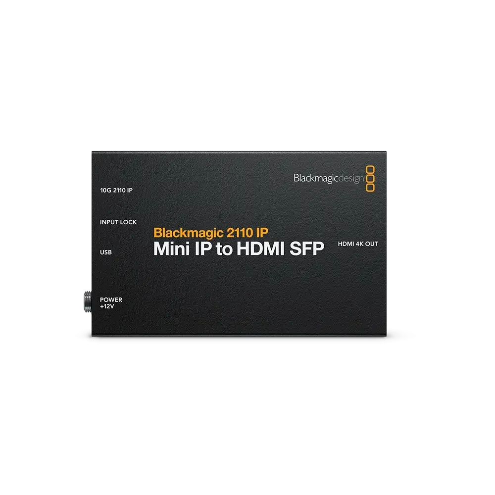Blackmagic 2110 IP Mini IP to HDMI SFP