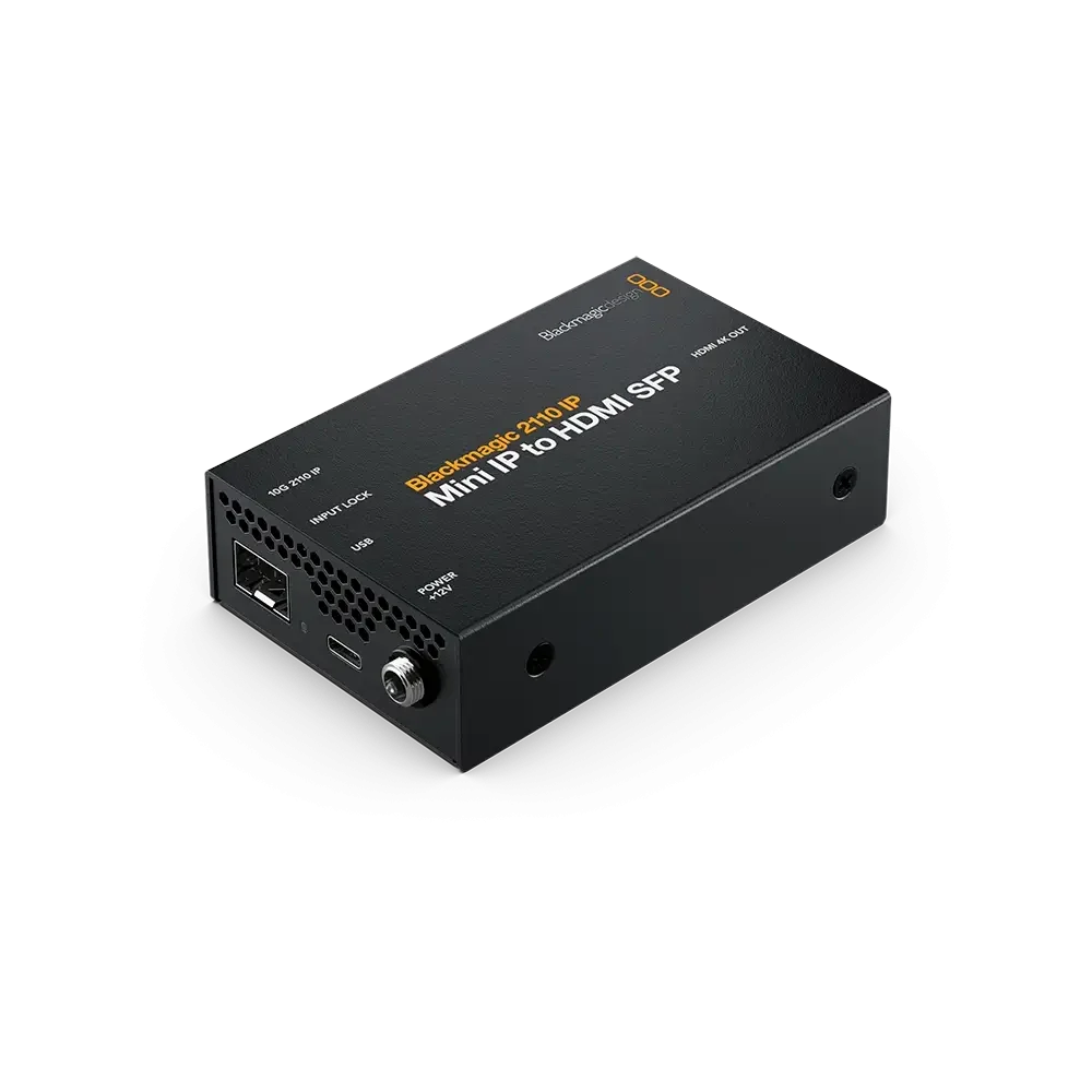 Blackmagic 2110 IP Mini IP to HDMI SFP