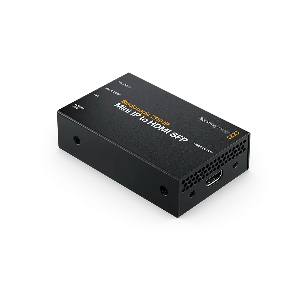 Blackmagic 2110 IP Mini IP to HDMI SFP