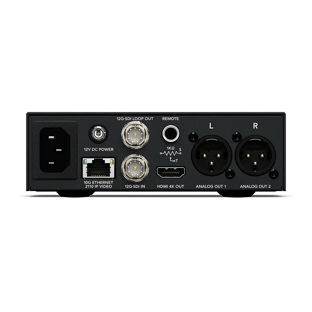 Blackmagic 2110 IP SDI to HDMI 12G
