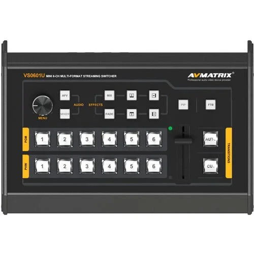 AVMATRIX VS0601U MINI 6 CHANNEL MULTI-FORMAT VIDEO SWITCHER