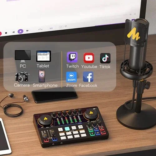 MAONOCASTER AME2A + Mic Podcast Seti