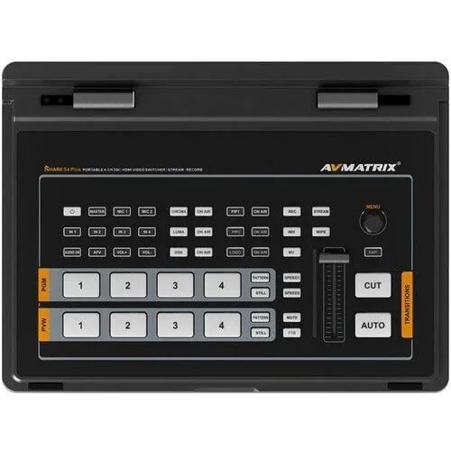 AVMATRIX SHARK S4 PLUS 4-CH SDI/HDMI VIDEO SWITCHER