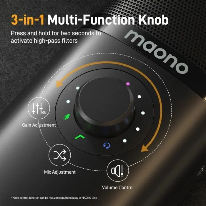 Maono PM450S USB Stüdyo Kaydı ve Podcast İçin Kondenser Mikrofon