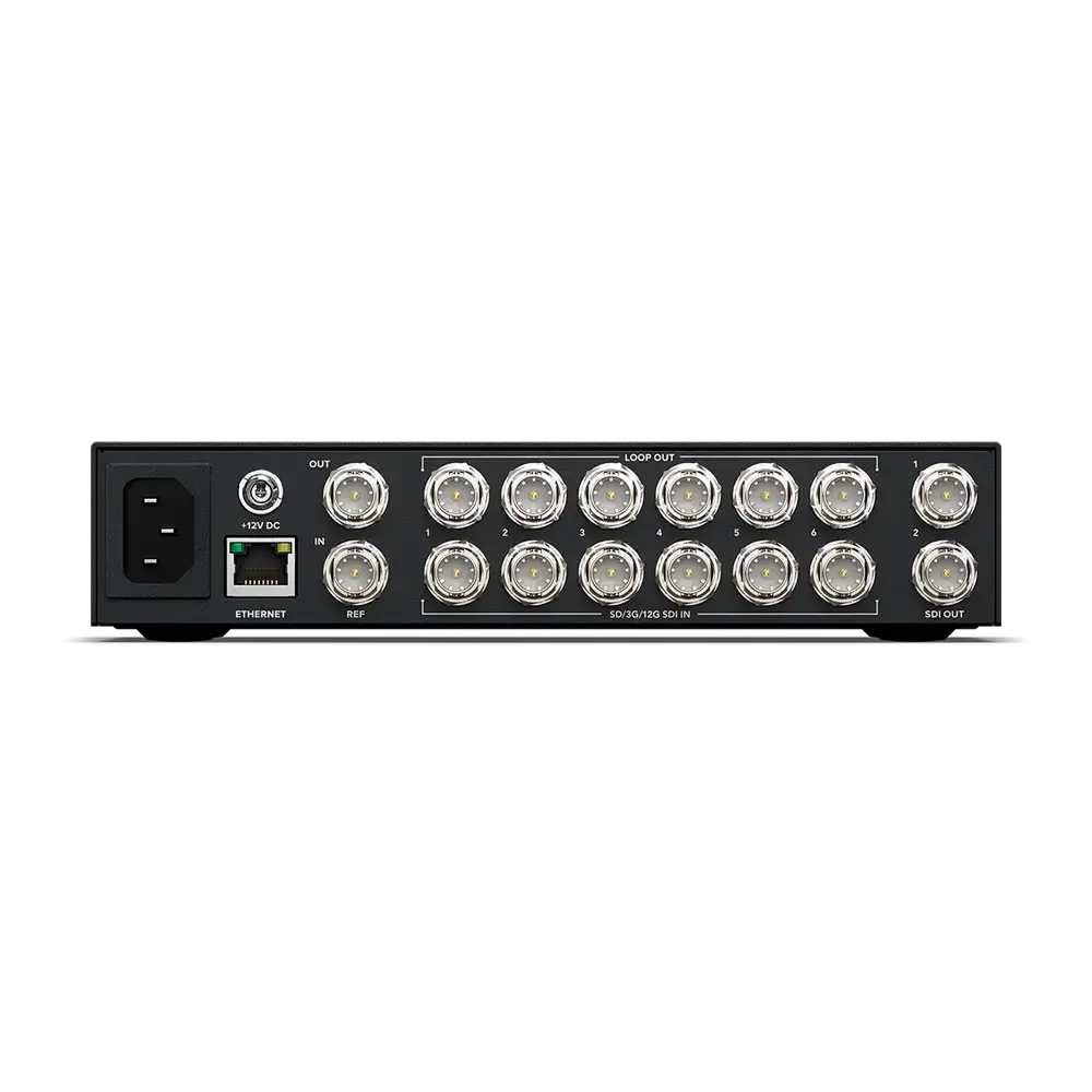 Blackmagic Videohub Mini 6×2 12G