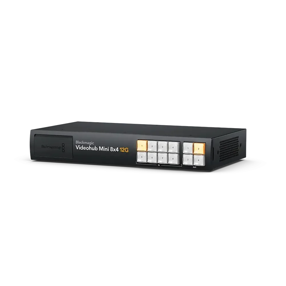 Blackmagic Videohub Mini 8×4 12G