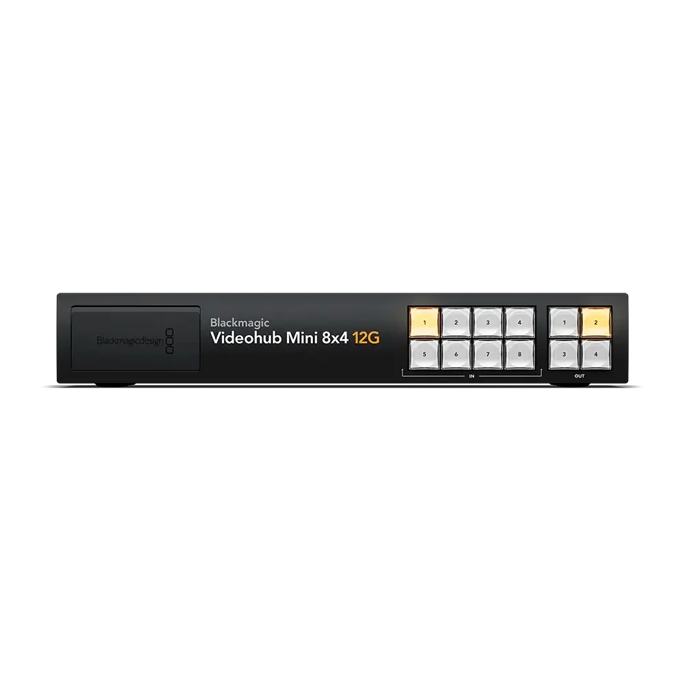 Blackmagic Videohub Mini 8×4 12G
