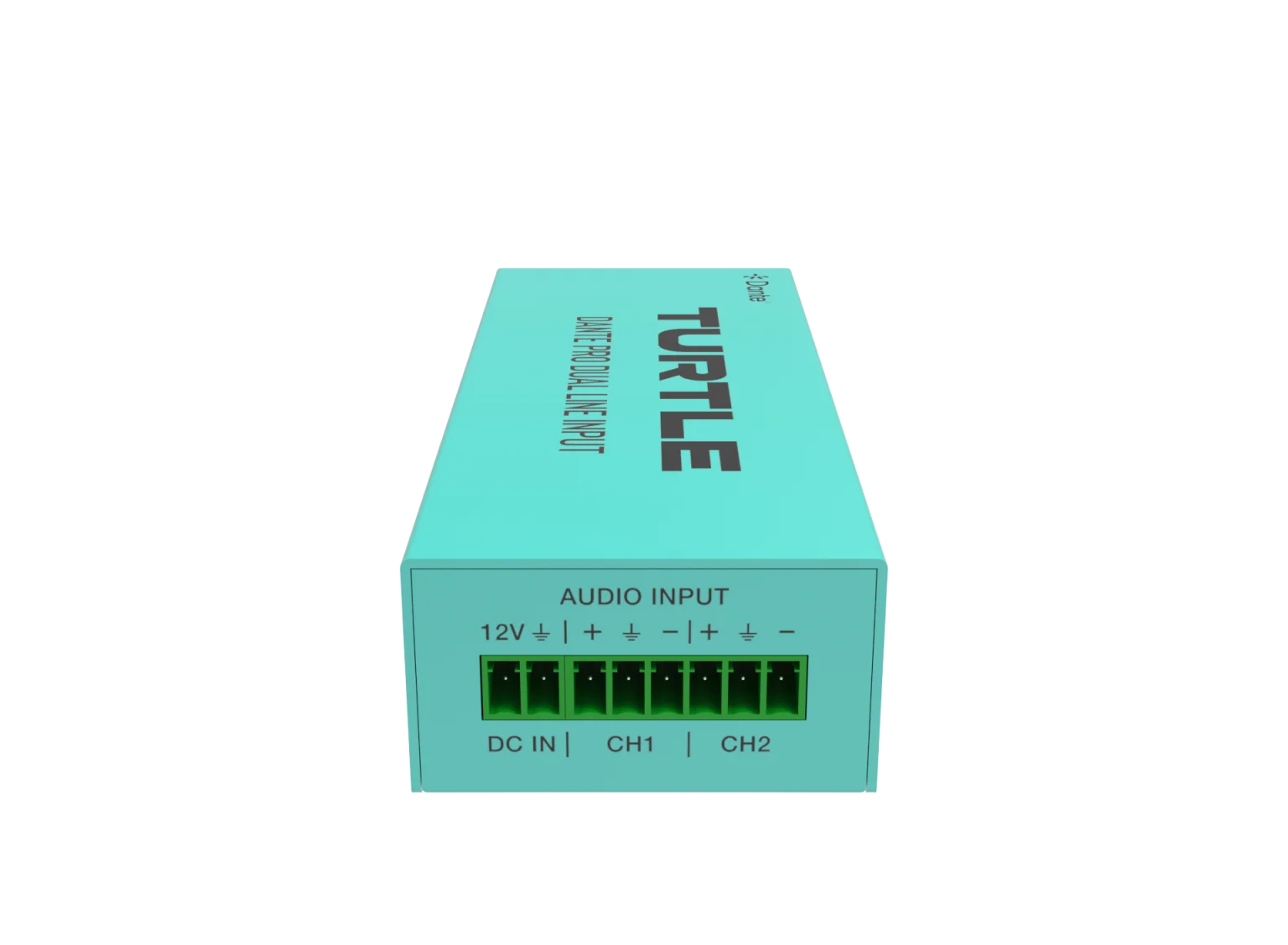 Turtle TAV-D2LEN-PRO Dante Pro Dual Channel Analog Line Input Adapter with Gain Controls