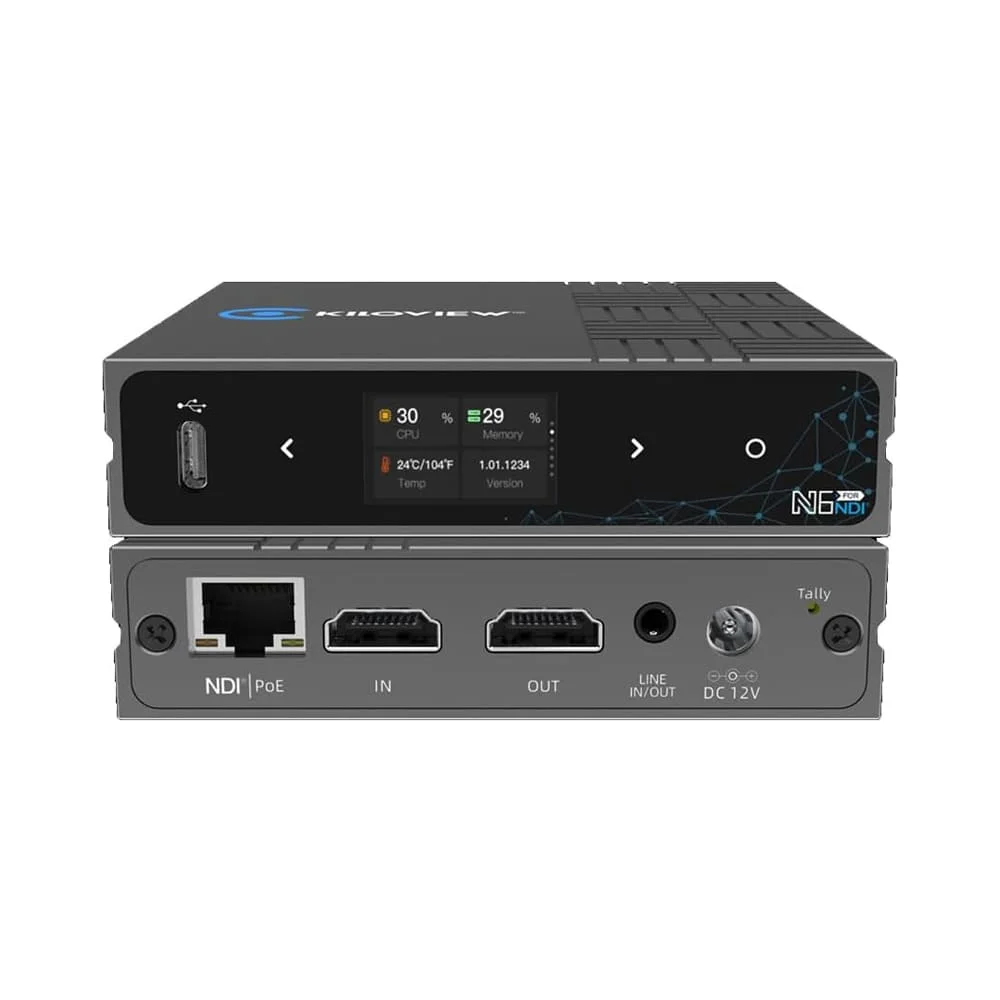 Kiloview N6 HDMI/NDI ; NDI|HX Çift Yönlü Dönüştürücü