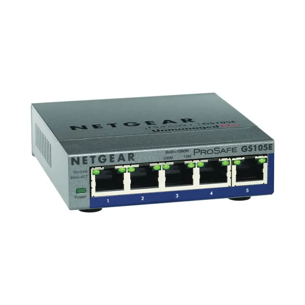 NETGEAR GS105Ev2 – 5PT GIGE  Smart Switch