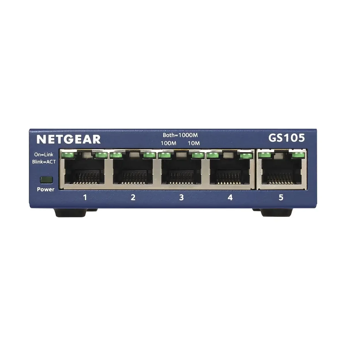 NETGEAR GS105UK – 5-Port COPPER Gigabit Ethernet Unmanaged Switch