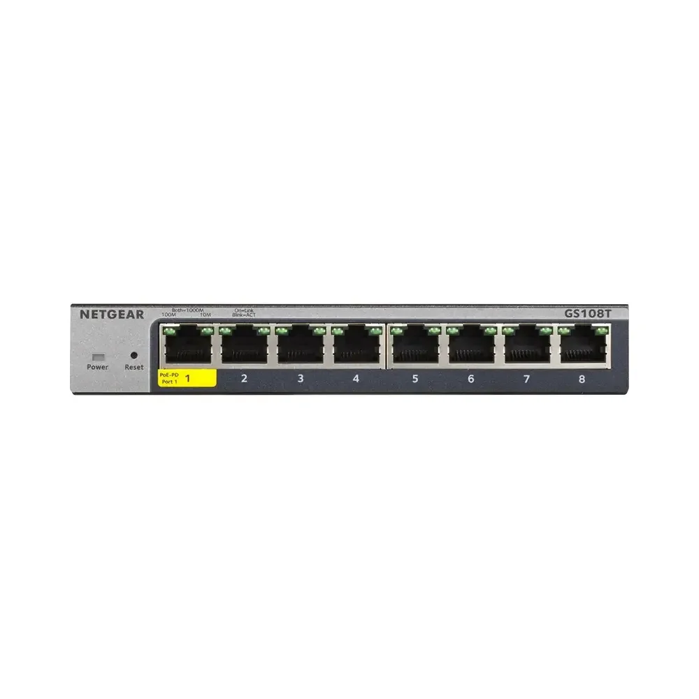NETGEAR GS108Tv3 – 8P GE Smart Switch