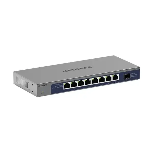 NETGEAR GS108X – 8-Port Gigabit Ethernet Unmanaged Switch +1P 10G SFP+ UPLINK