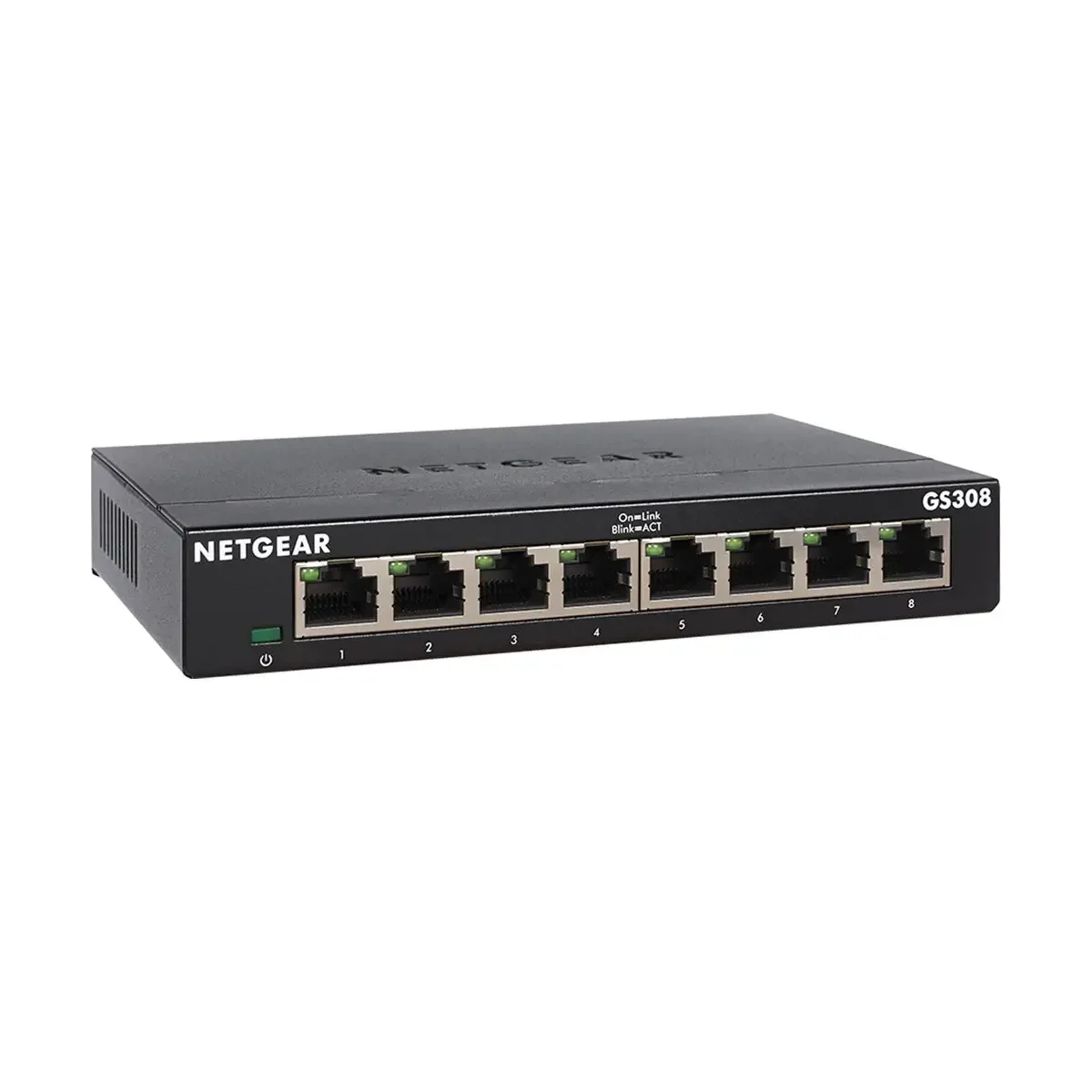 NETGEAR GS308v3 – 8-Port Gigabit Ethernet Unmanaged Switch  300-SERIES
