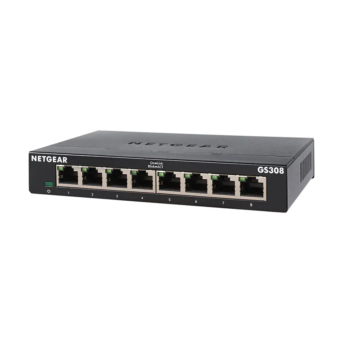 NETGEAR GS308v3 – 8-Port Gigabit Ethernet Unmanaged Switch  300-SERIES