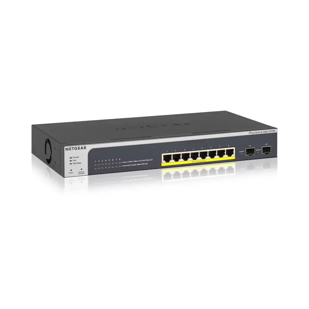 NETGEAR GS510TPP – 8P GE POE+ Smart Switch