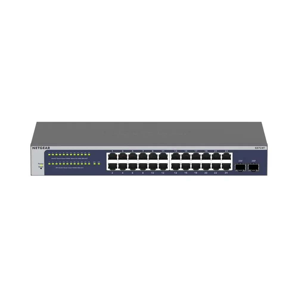 NETGEAR GS724Tv6 – 24PT GE Smart Switch