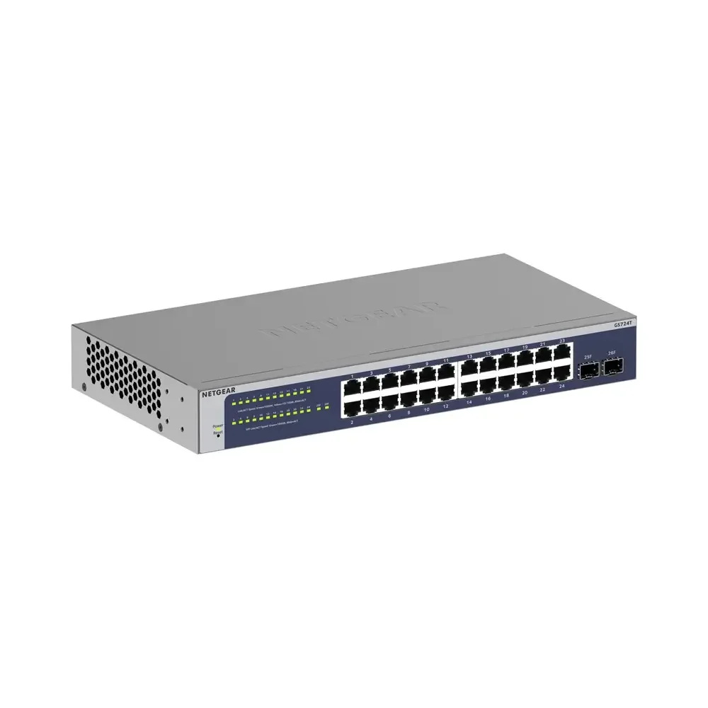 NETGEAR GS724Tv6 – 24PT GE Smart Switch