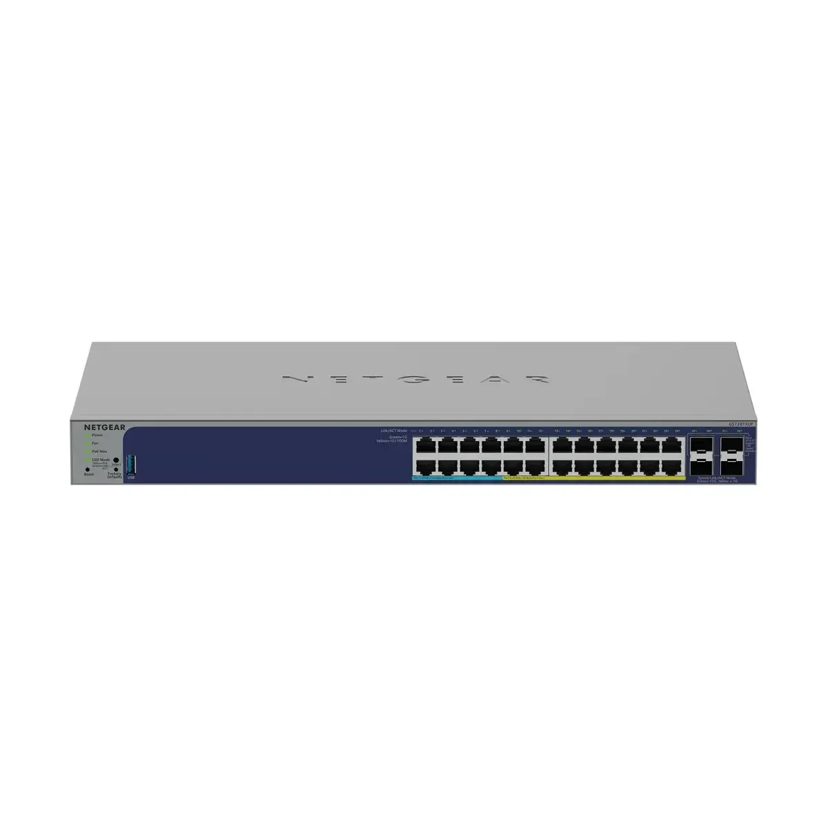 NETGEAR GS728TXUPv3 – 24P GE POE++ Smart Switch W/10G SFP+
