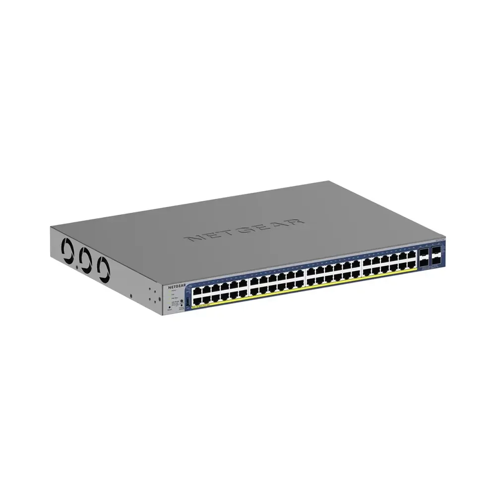 NETGEAR GS752TXPv3 – 48P GE POE+ Smart Switch W/10G SFP+