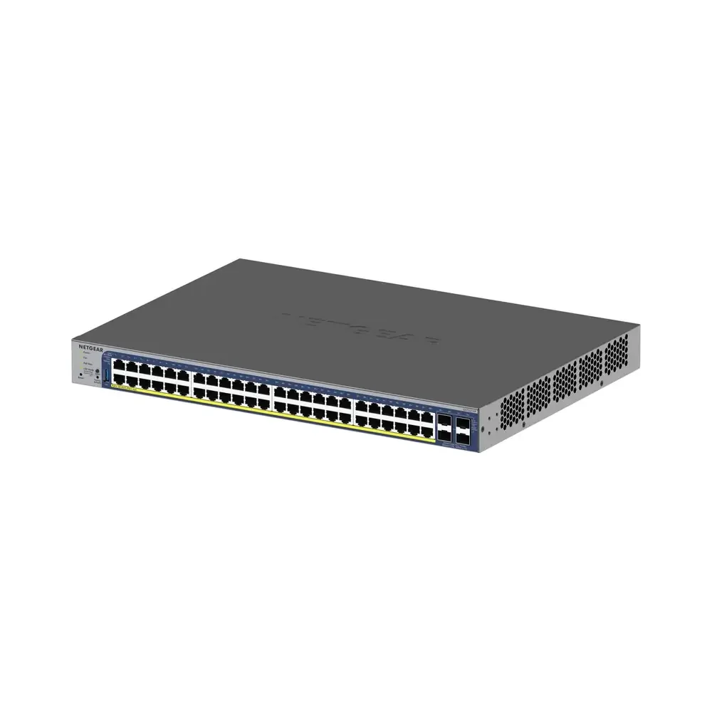 NETGEAR GS752TXPv3 – 48P GE POE+ Smart Switch W/10G SFP+
