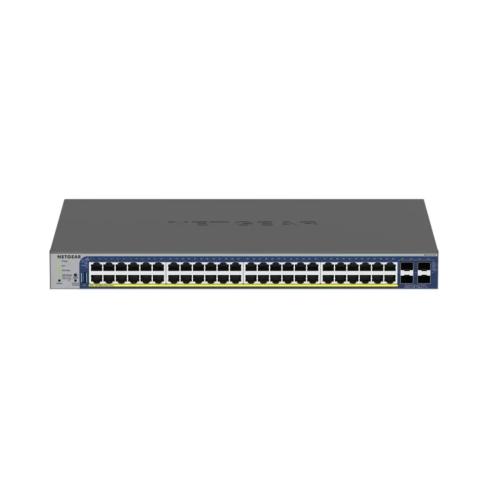 NETGEAR GS752TXPv3 – 48P GE POE+ Smart Switch W/10G SFP+