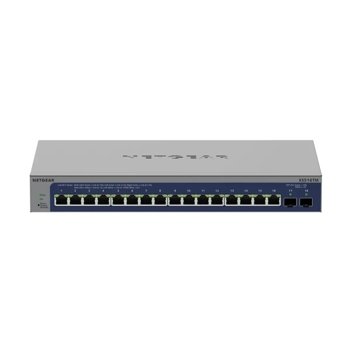 NETGEAR XS516TM – 16P 10G/MG Smart Switch