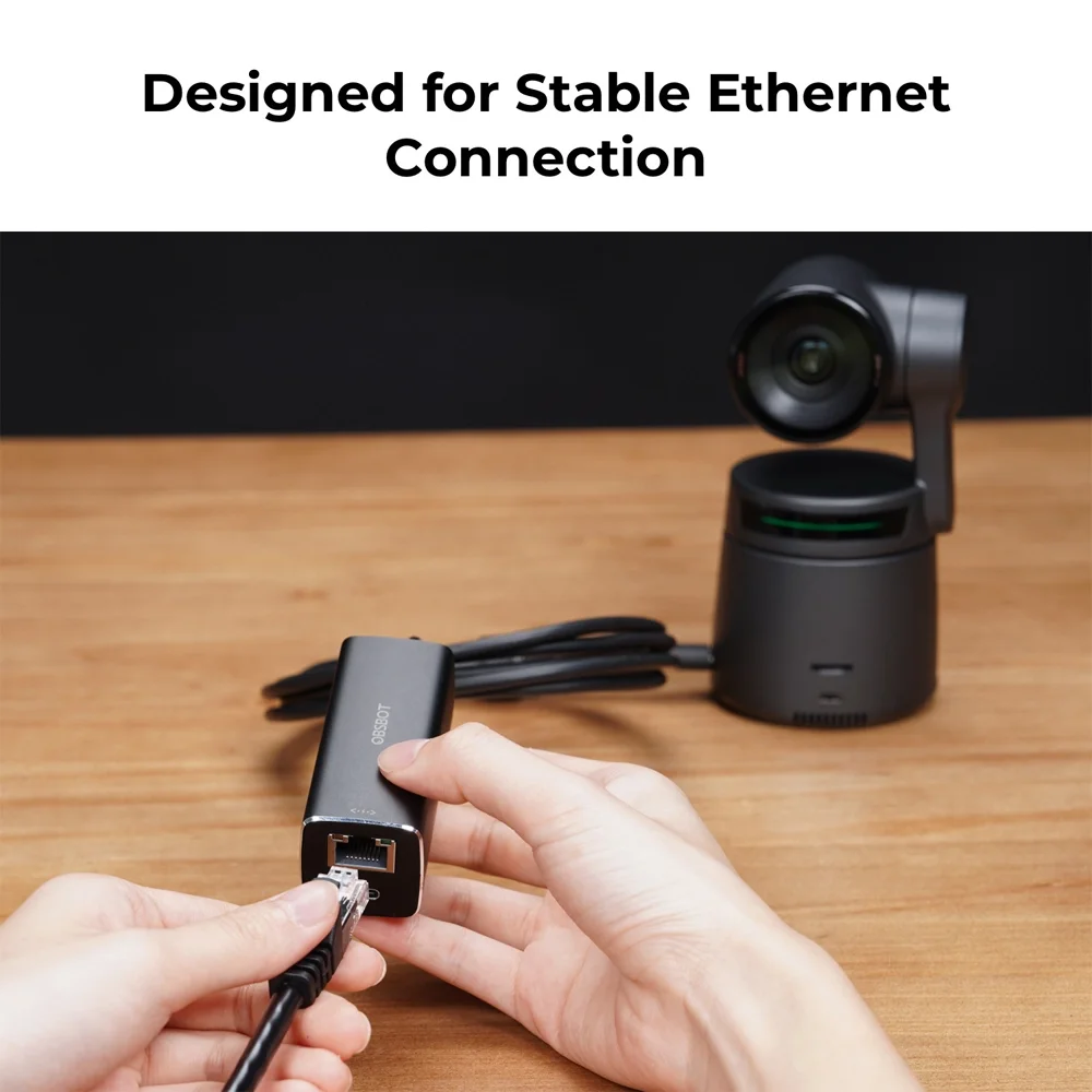 OBSBOT USB-C to Ethernet Adapter