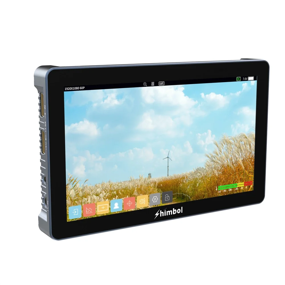 SHIMBOL M7 7″ Touchscreen 4K HDMI/3G-SDI Video Monitor with 3D LUT Output