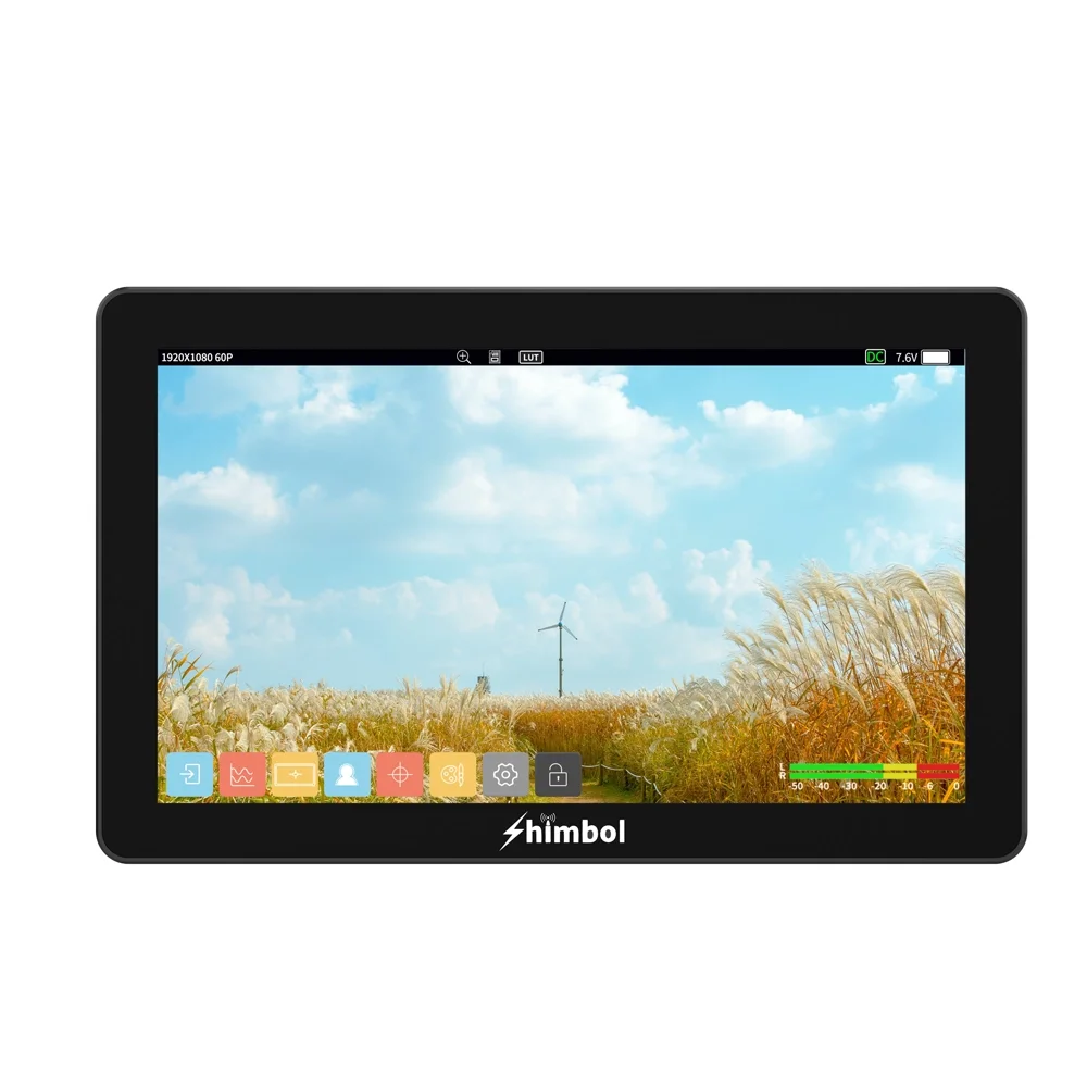 SHIMBOL M7 7″ Touchscreen 4K HDMI/3G-SDI Video Monitor with 3D LUT Output