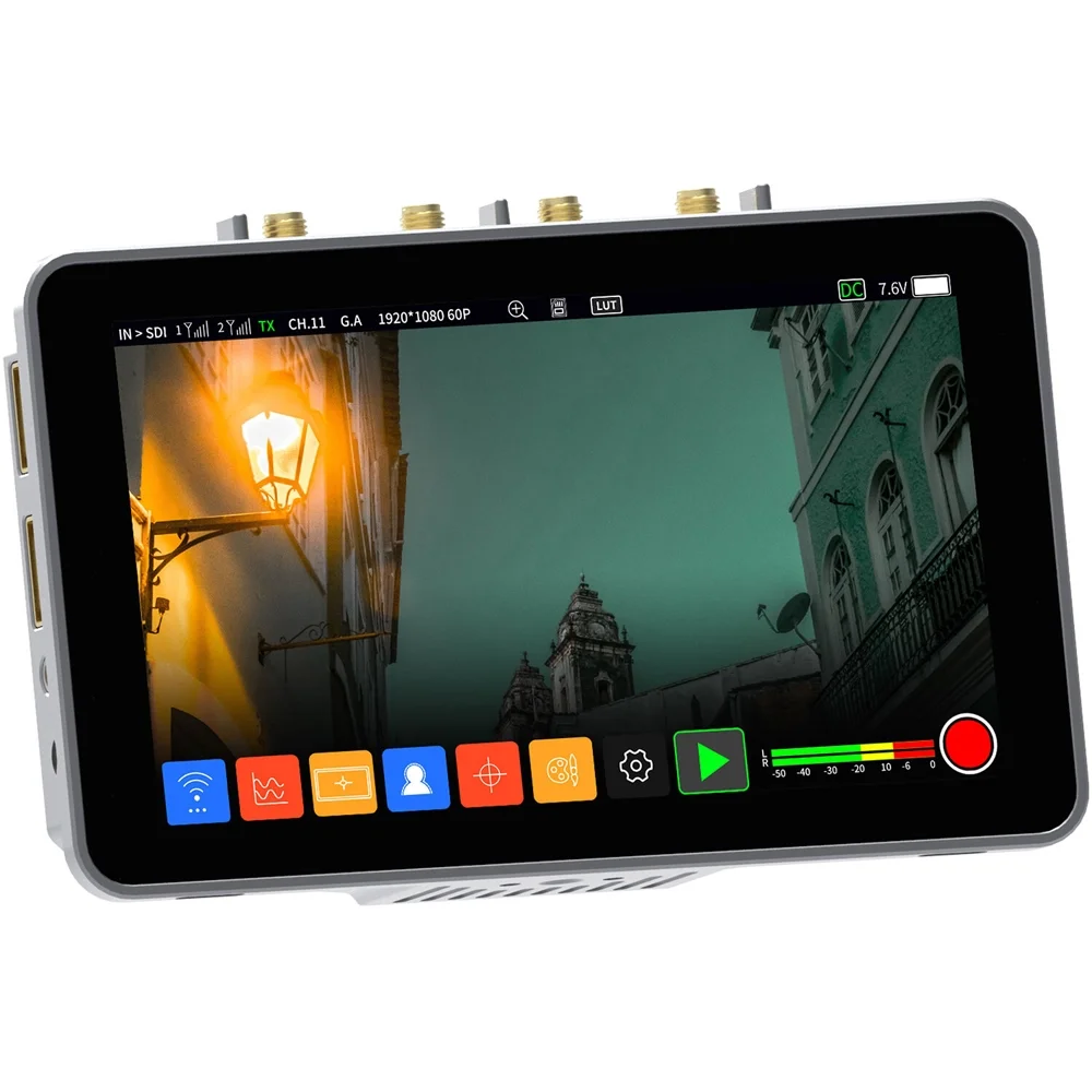 SHIMBOL ZO600MS 5.5″ 1080p60 Wireless 3G-SDI & HDMI Touchscreen Recorder/Monitor