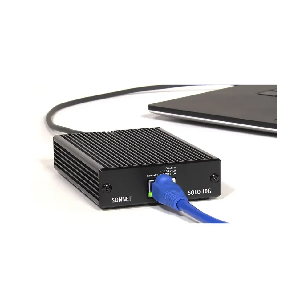Sonnet Solo10G 10GBASE-T Thunderbolt – 10 Gigabit Ethernet Adapter