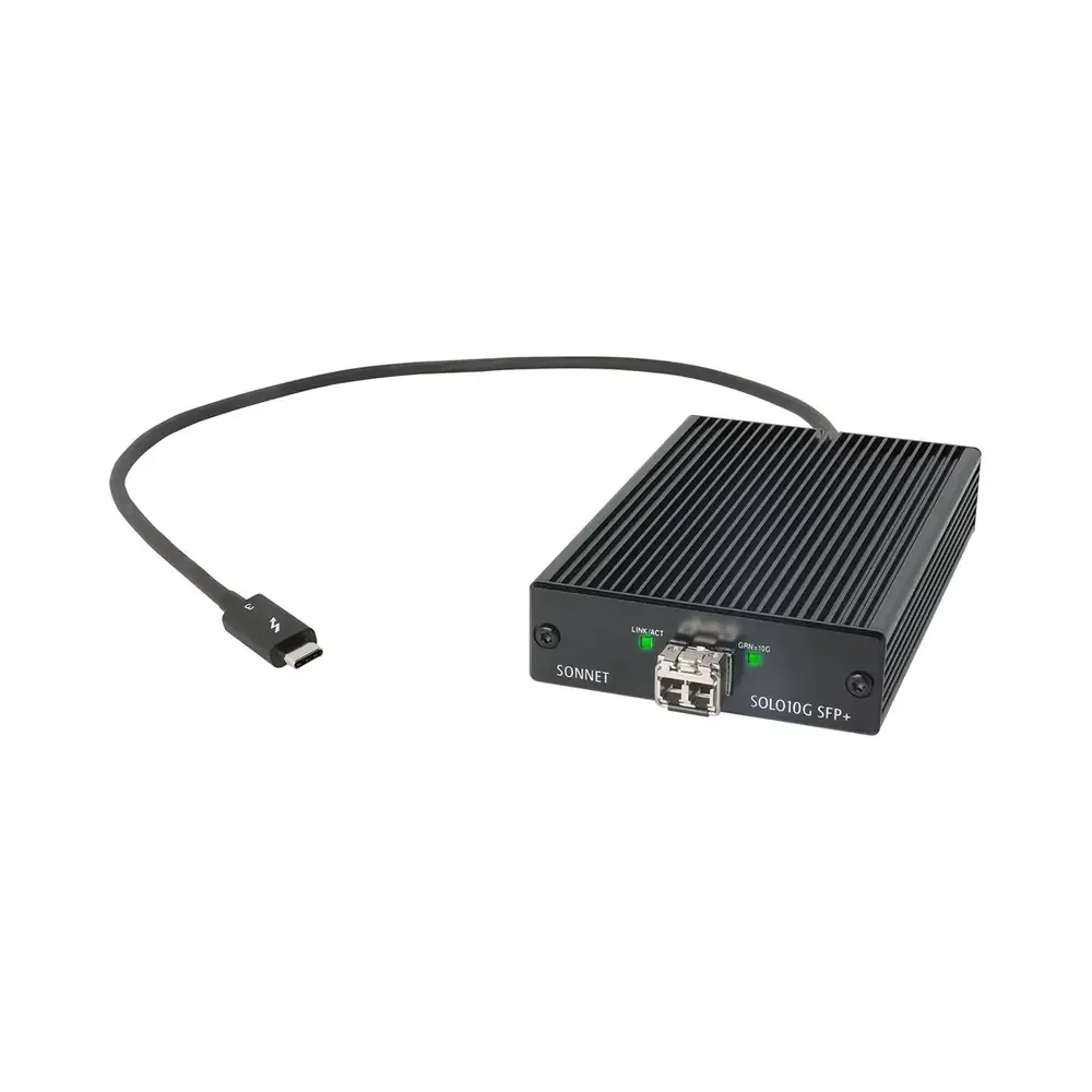 Sonnet Solo10G Thunderbolt SFP+ 10 Gigabit Ethernet Thunderbolt Adapter