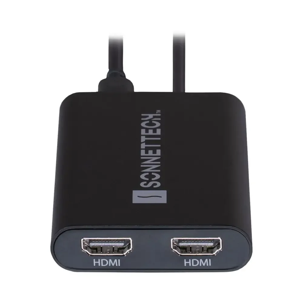 Sonnet USB-C DisplayLink Dual 4K 60Hz HDMI Adapter with Pass-Through PD