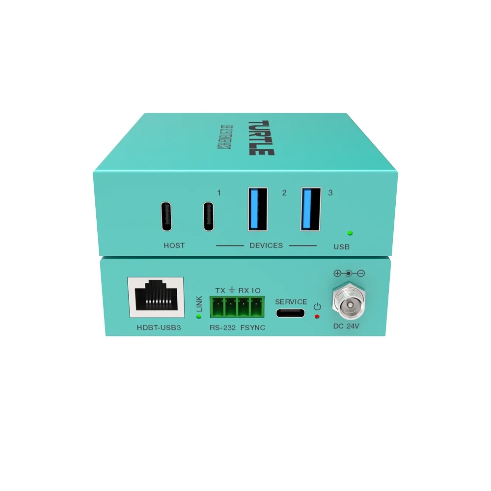 Turtle 100m USB 3.2 5Gbps Extender Kit over CAT