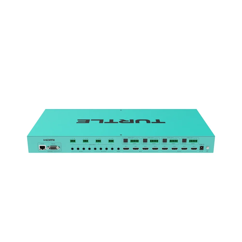 Turtle 4K60 4:4:4 4×4 Video Wall Matrix and Multi-Viewer