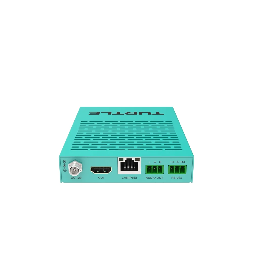 Turtle DARWIN HD H.265 RX; HDMI 1080p60 4:4:4 AV over IP Receiver