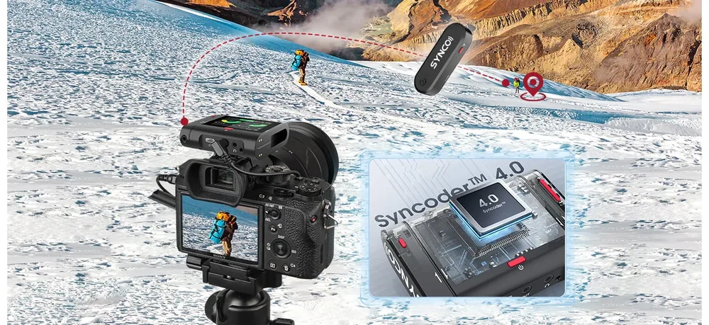 Synco G3 PRO - Üç kanallı kayıt ve -6dB safety channel