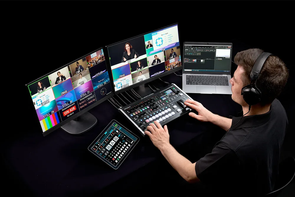 Roland V-80HD Video Switcher - SDI ve HDMI kaynaklarını aynı prodüksiyonda yönetin