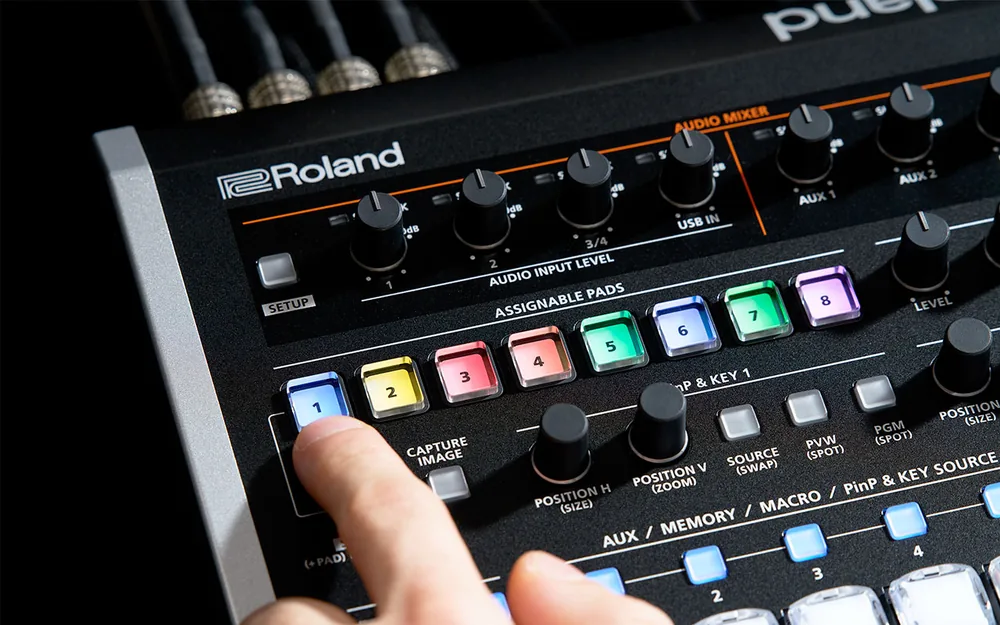 Roland V-80HD Video Switcher - USB-C, RTMP/SRT ve özel kontrol uygulamaları