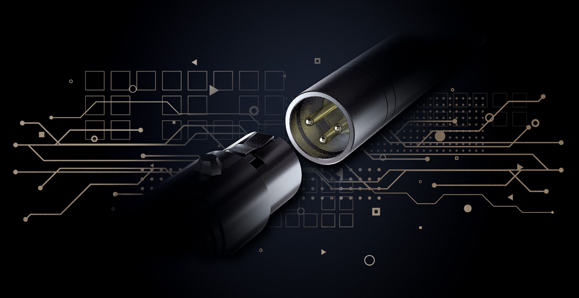 SYNCO D2 features universal gold-plated shielded 3-pin XLR connector.