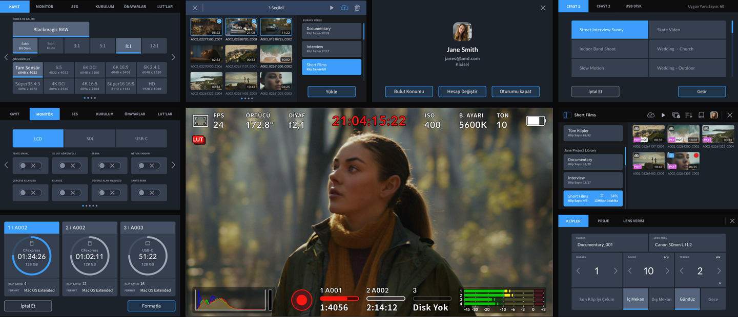 Powered by Blackmagic OS