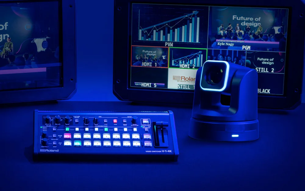 Roland V-1-4K - ROI ve katmanlı grafik araçlarıyla esnek görüntü oluşturma